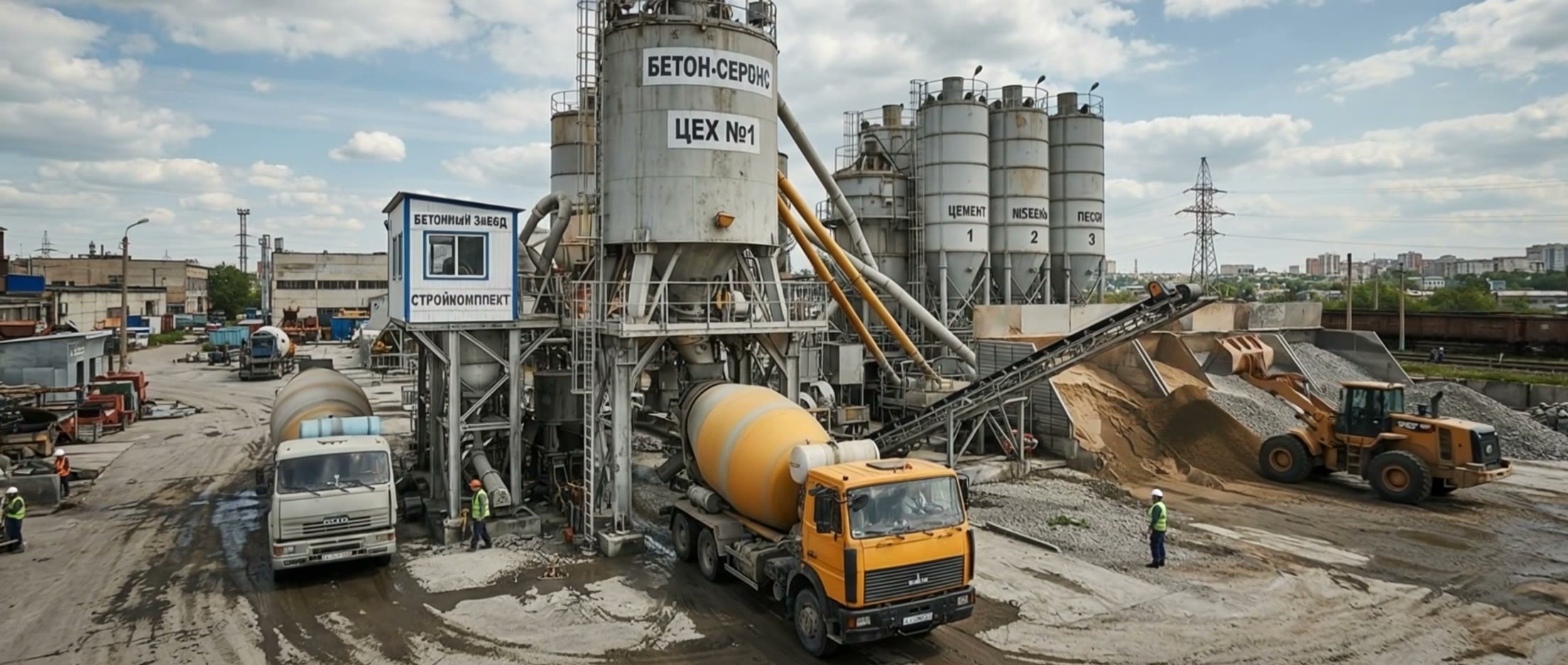 Бетонный завод в Красногорск: Бетон в Опалихе с доставкой — от 5 400 ₽/м³ от завода